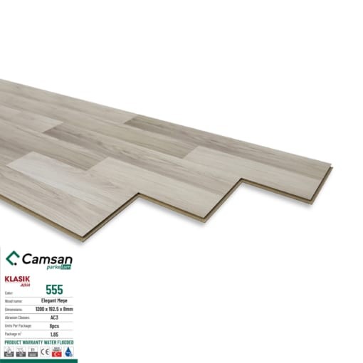 Sàn gỗ Camsan 8mm Hiện đại MS 555-8V