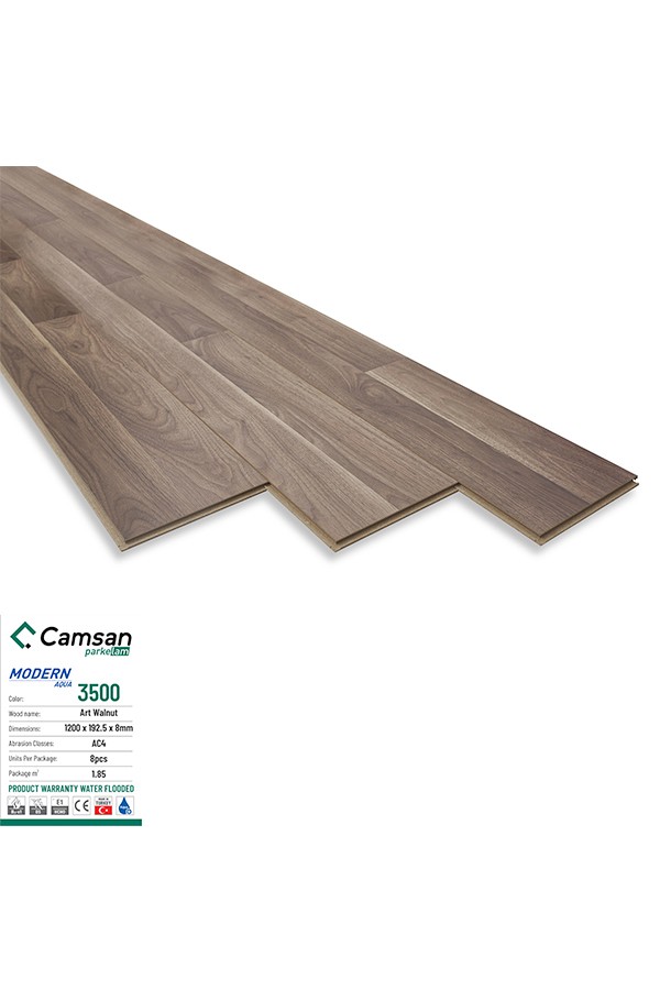 Sàn gỗ Camsan 8mm Hiện đại MS 3500-8V