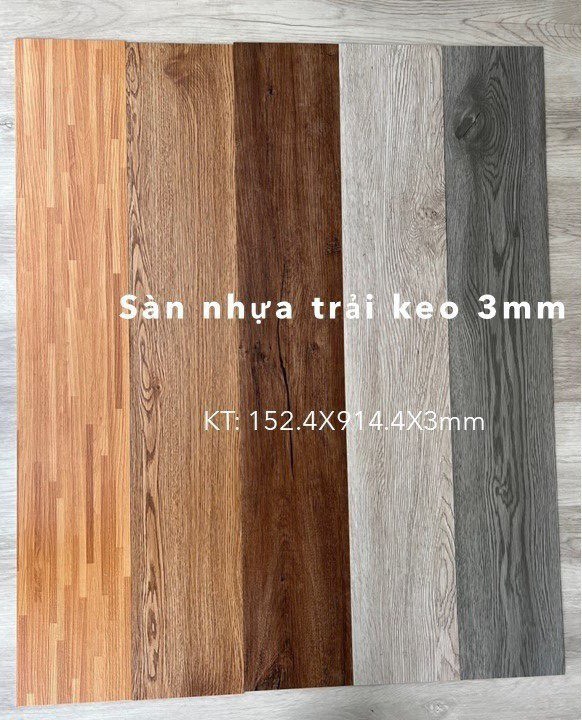 SÀN NHỰA TRẢI KEO 3MM